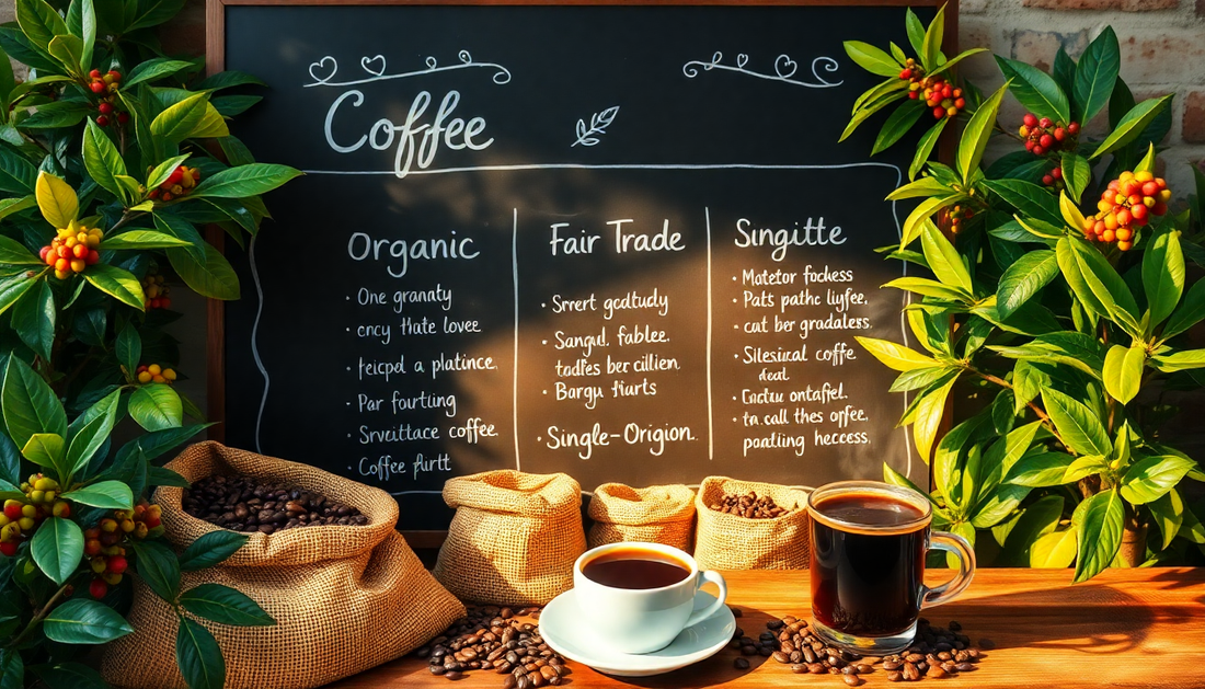 Decoding Coffee Labels: What Do Organic, Fair Trade, and Single-Origin Mean?
