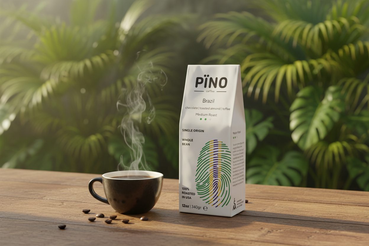 Brazil Single Origin Coffee | Smooth Chocolate & Almond Bliss